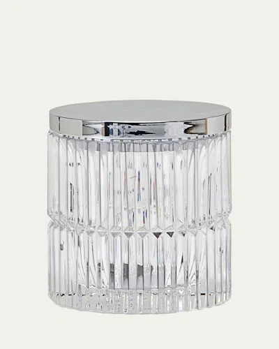 Labrazel Prisma Clear Crystal Canister In Chrome