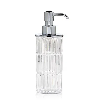 Labrazel Prisma Clear Pump Dispenser - Polished Chrome In Transparent