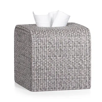 Labrazel Rafya Beige Tissue Cover In Gray
