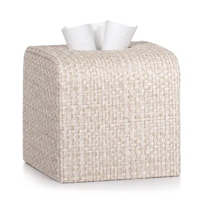 Labrazel Rafya Beige Tissue Cover In Neutral