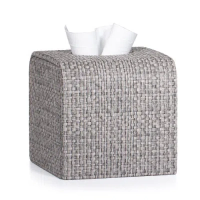 Labrazel Rafya Charcoal Tissue Cover In Multi