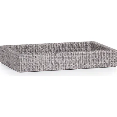 Labrazel Rafya Charcoal Tray In Gray