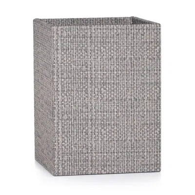 Labrazel Rafya Charcoal Waste Basket In Gray