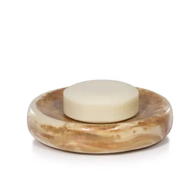 Labrazel Raku Pearl Soap Dish In Gold
