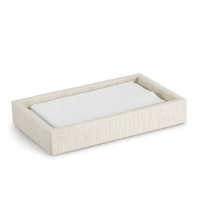 Labrazel Reed Linen Towel Tray In Neutral