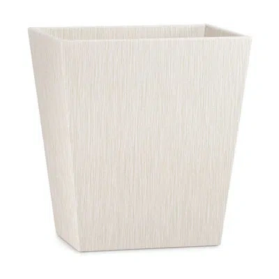Labrazel Reed Linen Waste Basket In Neutral