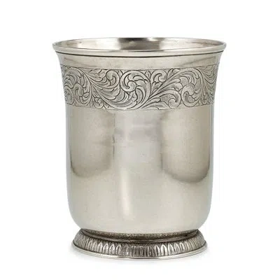 Labrazel San Lorenzo 3 Gallon Waste Basket In Pewter