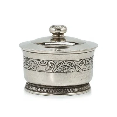 Labrazel San Lorenzo Bathroom Canister In Pewter
