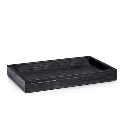 Labrazel Shou Sugi Ban Tray In Matte Charcoal Black