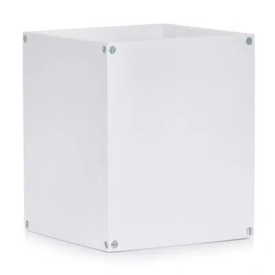 Labrazel Tornillo Resin Open Waste Basket - 3 Gallons In White