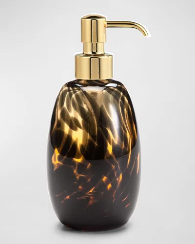 Labrazel Tortoise Soap Pump Dispenser In Polished Gold