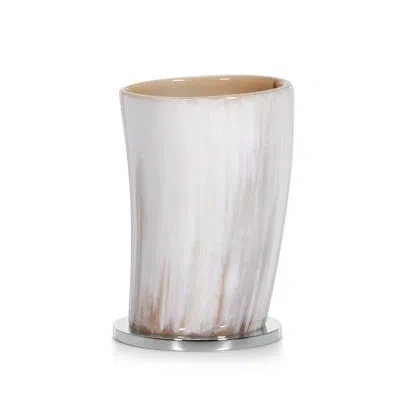 Labrazel Tusk Light Brush Holder - Nickel In Caramel