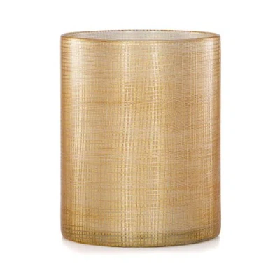 Labrazel Weaver Waste Basket In Gold