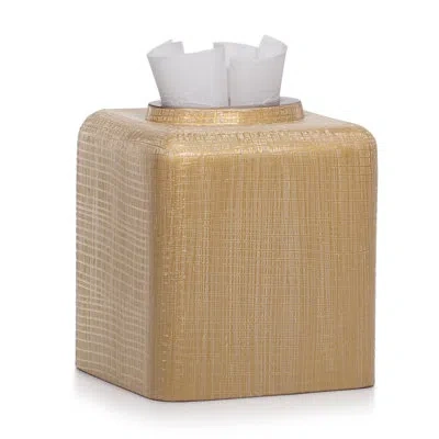 Labrazel Woven Aurum Tissue Cover In Gold