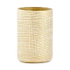 Labrazel Woven Brush Holder, Gold In Gold/ivory