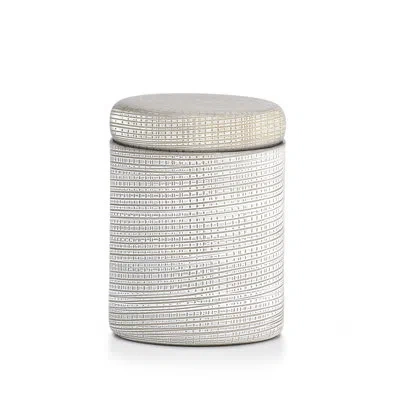 Labrazel Woven Platinum Canister In Gray