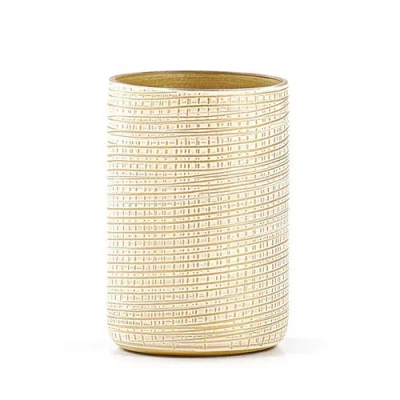 Labrazel Woven Gold Brush Holder