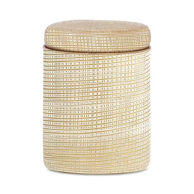 Labrazel Woven Gold Canister