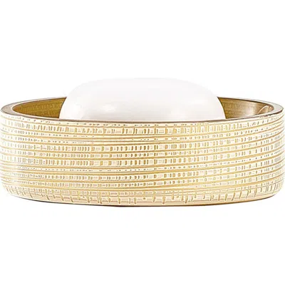 Labrazel Woven Gold Soap Dish