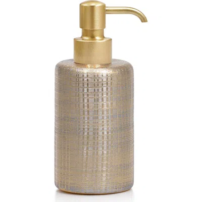 Labrazel Woven Multi Pump Dispenser In Gold/silver-bru Brs