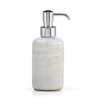 Labrazel Woven Platinum Pump Dispenser In White
