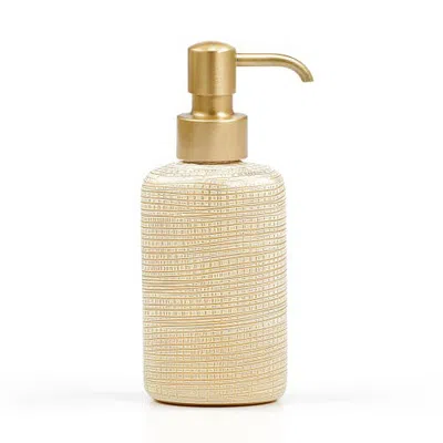Labrazel Woven Pump Dispenser In Gold-bru Brs