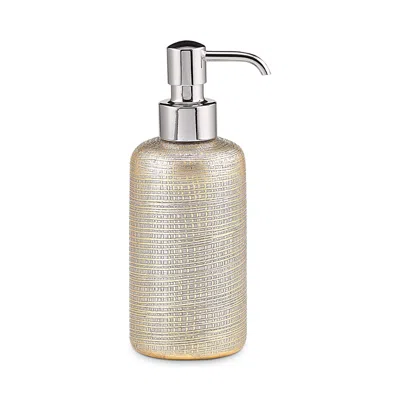 Labrazel Woven Pump Dispenser In Silver/gold