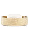 Labrazel Woven Soap Dish In Gold/ivory
