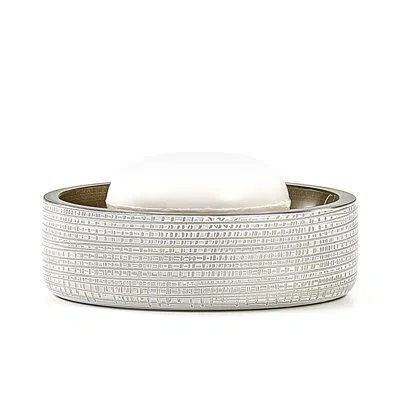 Labrazel Woven Soap Dish In Platinum
