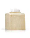 Labrazel Woven Tissue Box In Gold