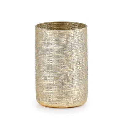Labrazel Woven Toothbrush Holder In Silver,gold