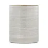 Labrazel Woven Waste Basket In Platinum/ivory