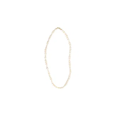 Labro Women's Piccolo Necklace - Pearl - Gold
