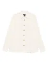 Labrum London Cut-out Button Shirt In Neutral