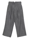 Labrum London Pleated Pocket Pants In Gray
