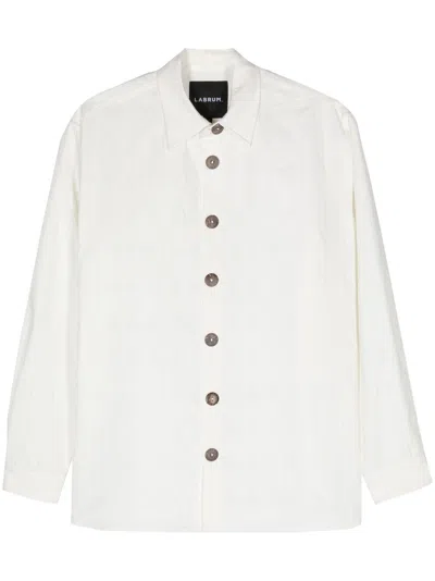 Labrum London White Buttoned-up Long-sleeved Shirt