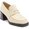 Labucq Kitty Platform Loafer In White