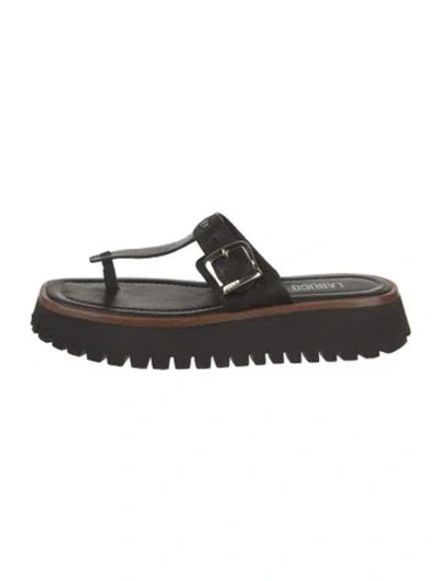 Pre-owned Labucq Leather Espadrilles In Multi