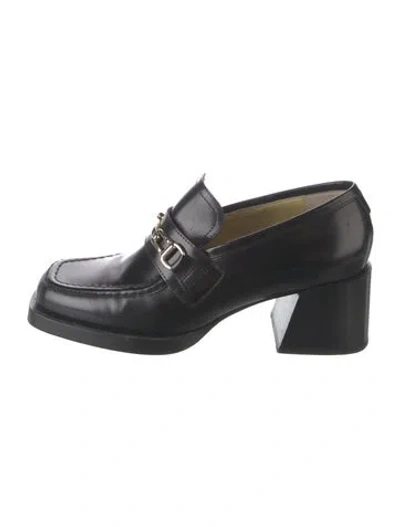 Pre-owned Labucq Leather Pumps In Black
