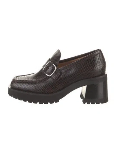 Pre-owned Labucq Leather Pumps In Brown