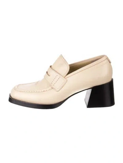 Pre-owned Labucq Leather Pumps In Neutral