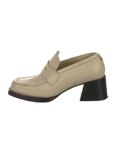 Pre-owned Labucq Leather Pumps In Neutrals