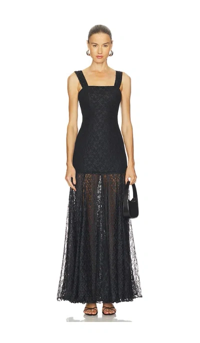 L'academie Abri Gown In Black
