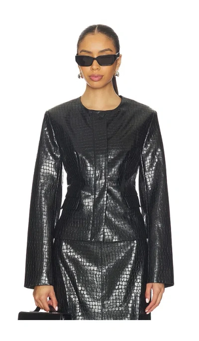 L'academie Alisson Jacket In Black