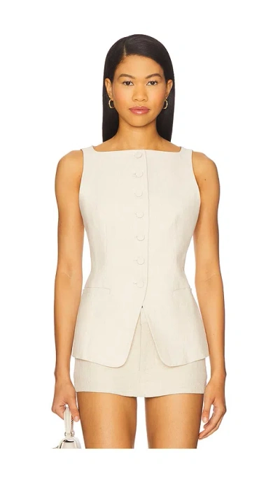 L'academie Ami Top In Natural Beige
