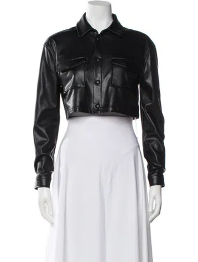 Pre-owned L'academie Biker Jacket In Black