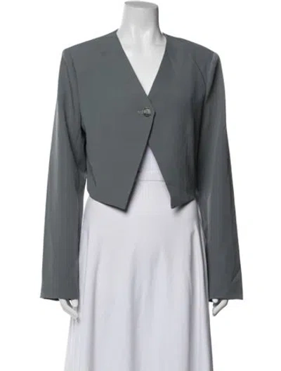 Pre-owned L'academie Blazer In Grey