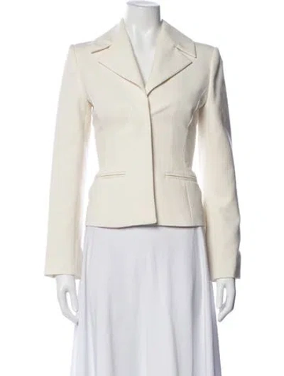Pre-owned L'academie Blazer In Neutrals