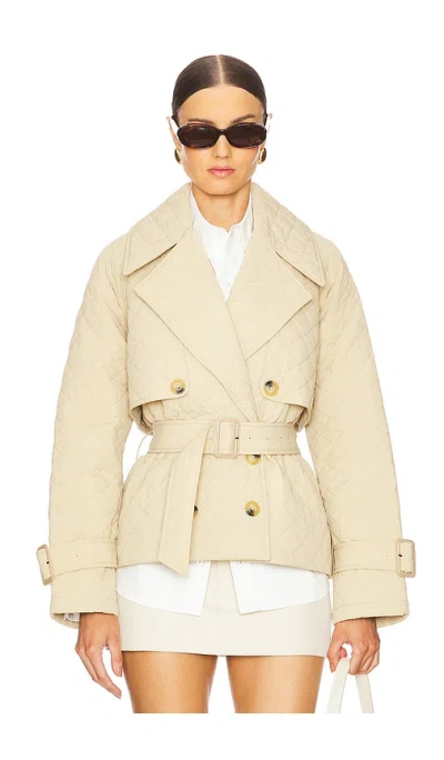 L'academie By Marianna Abbey Jacket In 베이지