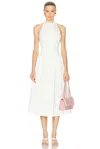 L'academie By Marianna Akiri Midi Dress In White